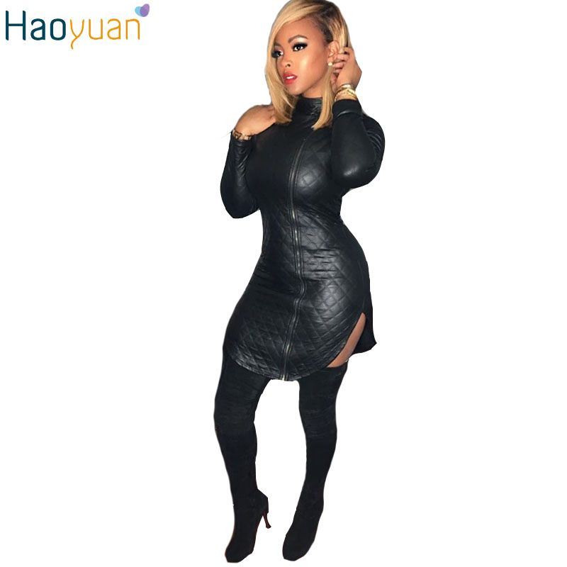 black leather outfit for womens