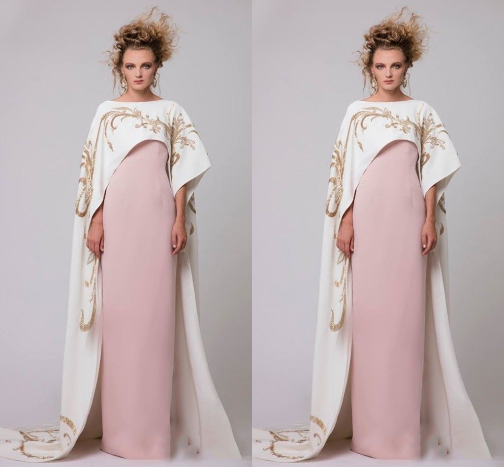 pink gown with jacket