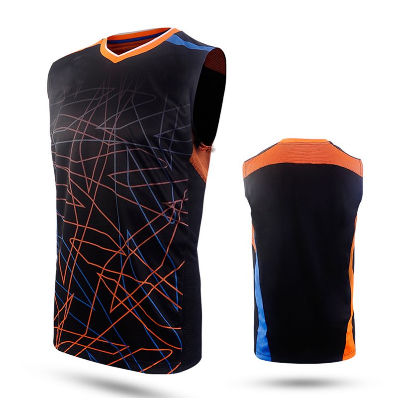 New Outdoor sports Sleeveless Tops tennis Clothing Men's badminton T-shirt 