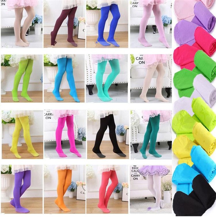 New Girls Velvet Leggings Pantyhose 