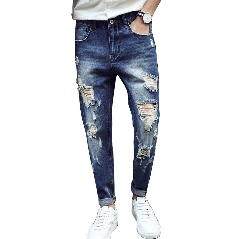 frayed jeans mens