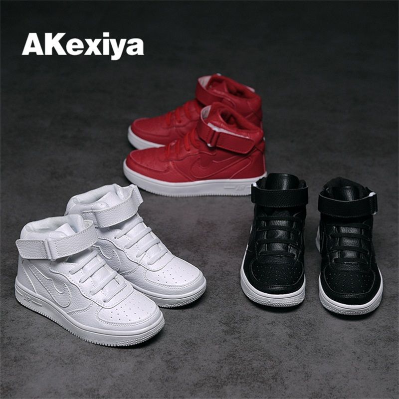 Hot Fashion Boys Girls Kids Canvas Shoes High Top Sneakers Casual Sports Shoes