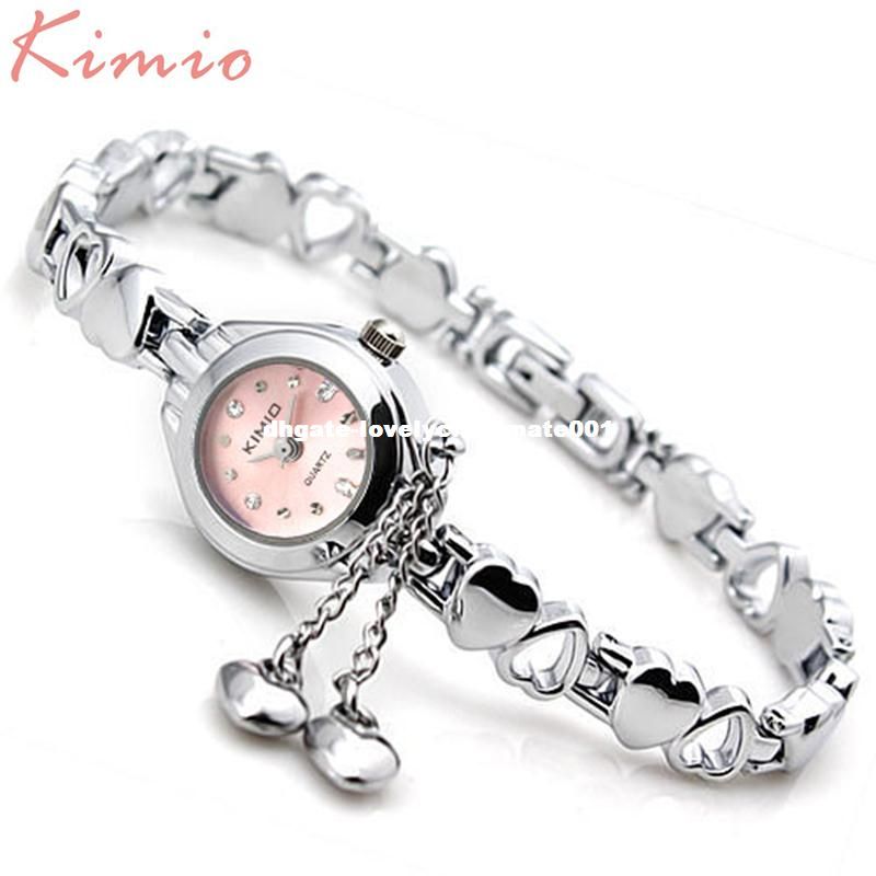 Acquistare KIMIO Semplice Piccolo Quadrante Amore Decorazioni Bracciale  Signore Marca Famosa Donne Di Lusso Orologi Da Donna Al Quarzo Orologio Da  Polso Femminile Economico | Consegna Veloce E Qualità | DHgate Italy