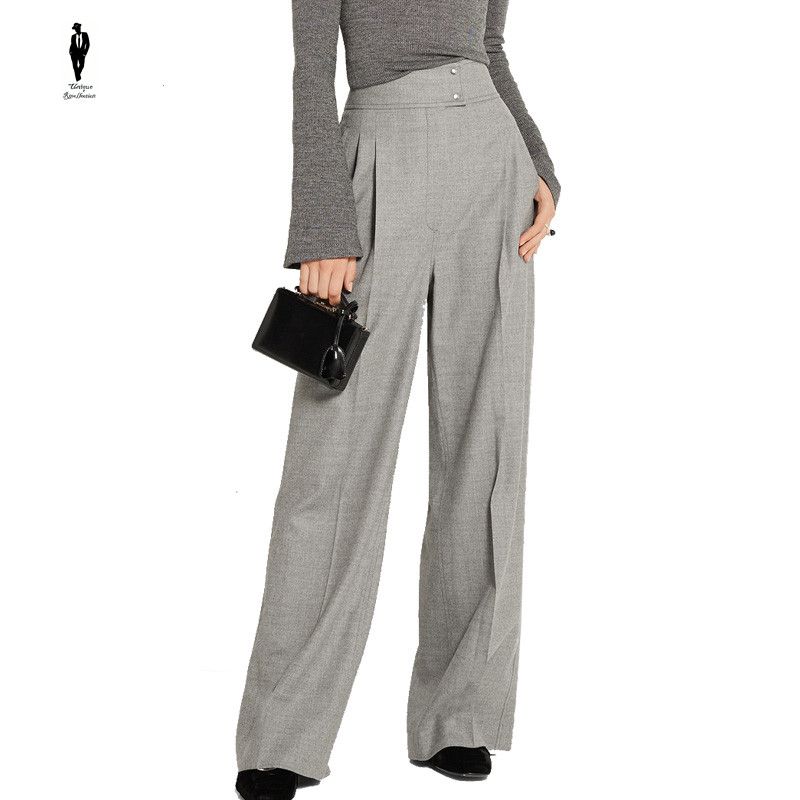 wide leg professional pants