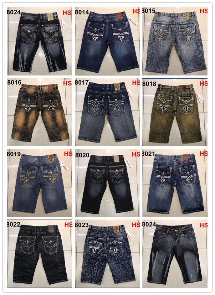 rock revival denim shorts