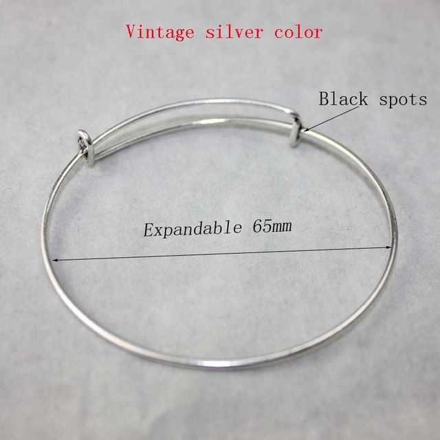 65 mm vintage zilver