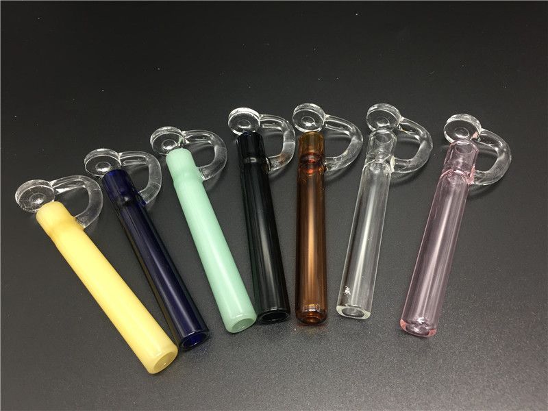 2021 Wholesale Labs Hand Glass Pipes Tobacco Pipe For Smoking Herb