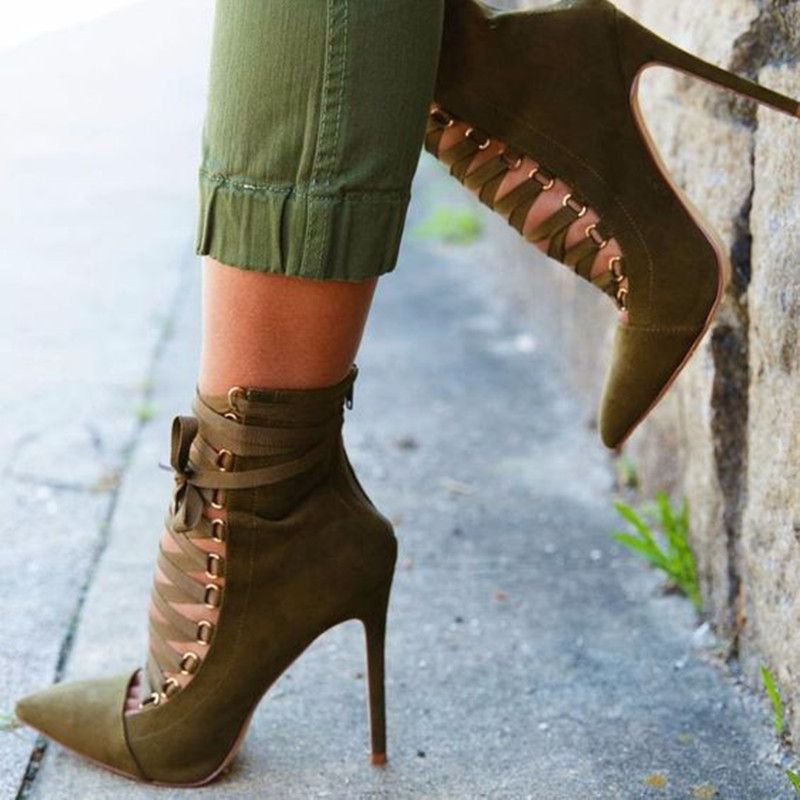 boots petit talon aiguille