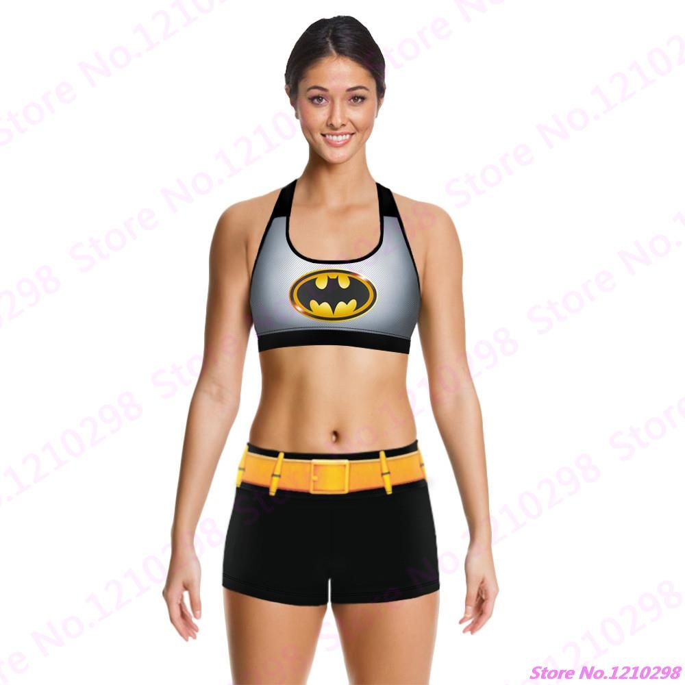 girl in sports bra and shorts