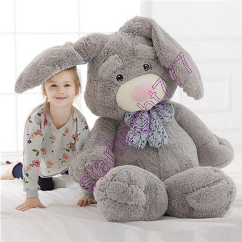 lapin en peluche géant