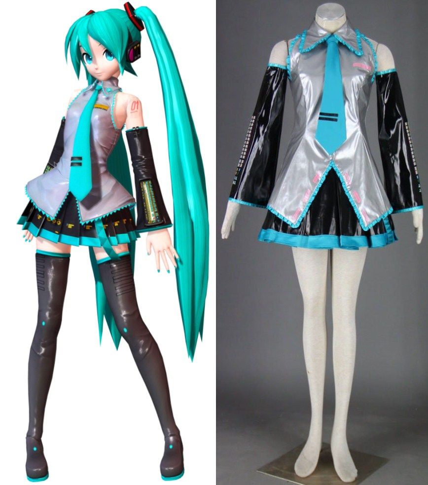 es bonito vacunación Teseo Vocaloid Chogokin Hatsune Miku Cosplay Disfraz De Halloween De 82,84 € |  DHgate