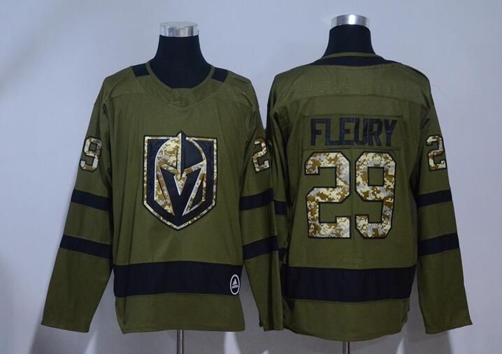 Hockey Jerseys Olive Color Army Camo 