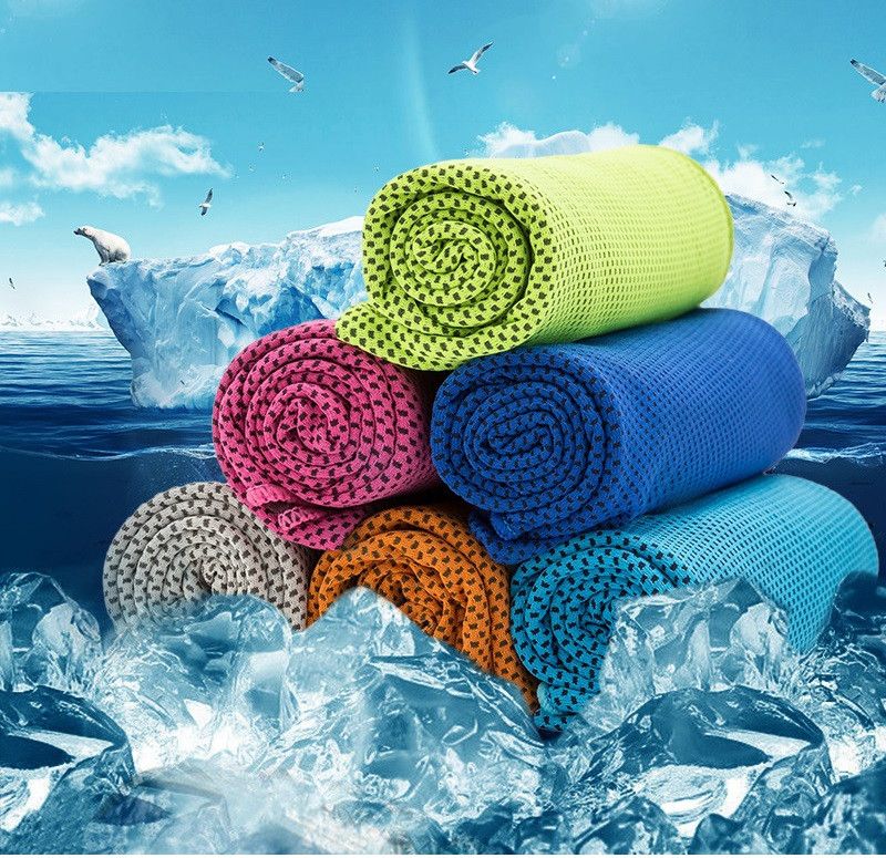 2020 2017 Double Layer Ice Cold Towel Cooling Summer Sunstroke Sports