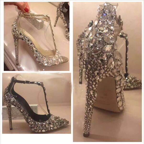 diamond embellished heels