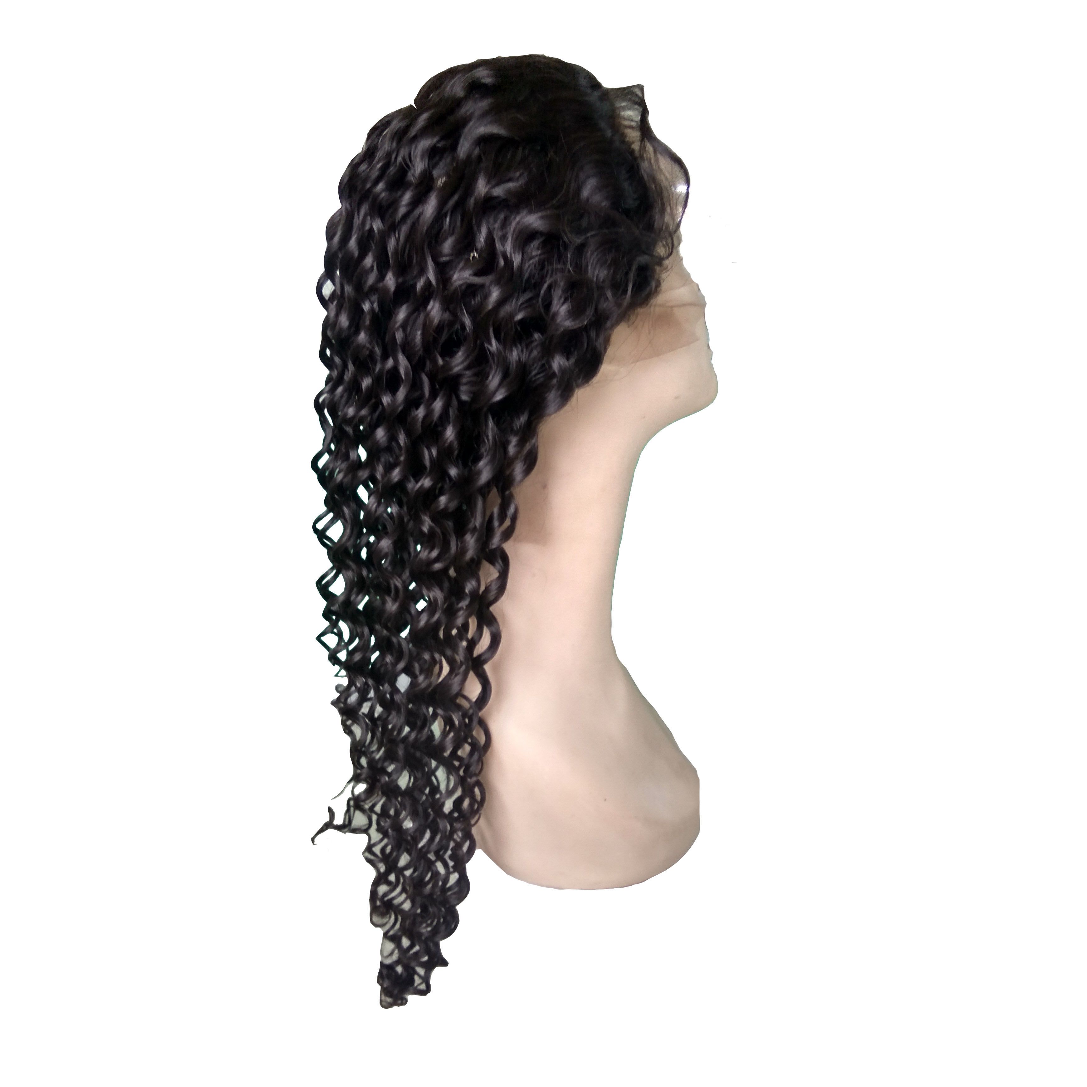 18 Inch Deep Wave Natural Color Senegalese Twist Human Hair Full