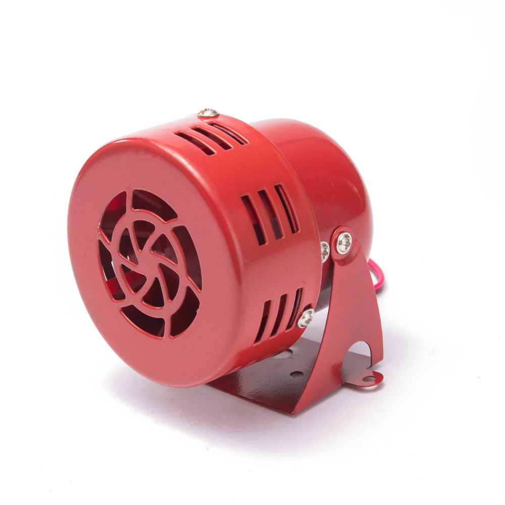 Tansky Universal New 12V Motor Driven Red Air Raid Siren Horn Tansky Universal New 12V Motor Driven Red Air Raid Siren Horn