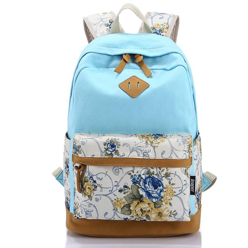 girls blue backpack