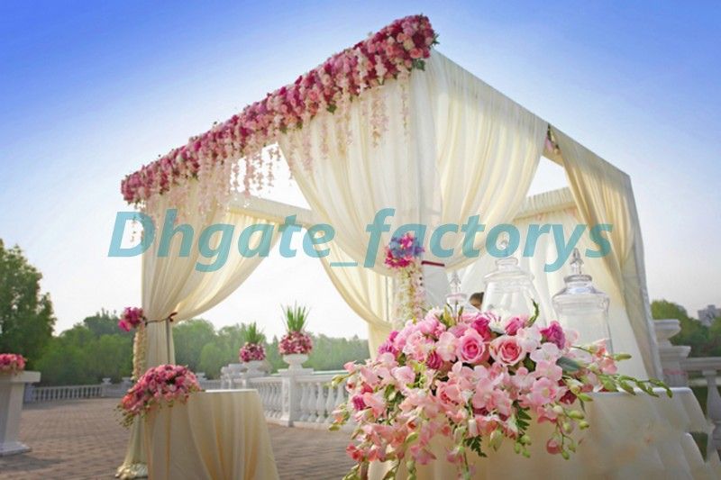 2019 3m 3m 3m Hotsale Cream Color Square Canopy Drape Chuppah