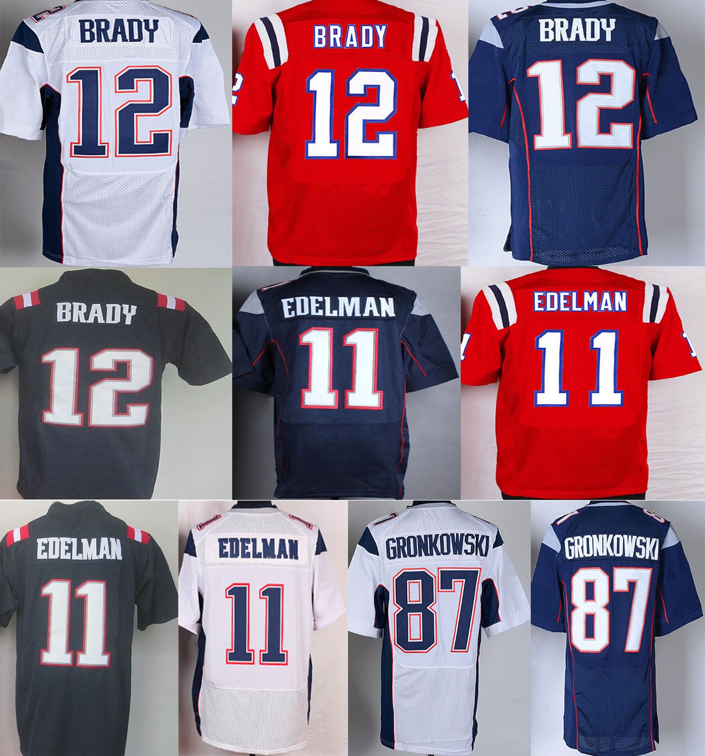 Cheap Tom Brady #12 Jerseys Well Stitch 