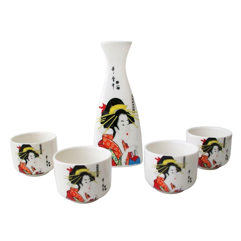 2021 Japanese Porcelain Sake Set Wine Bottle And Cup Drinkware Gift