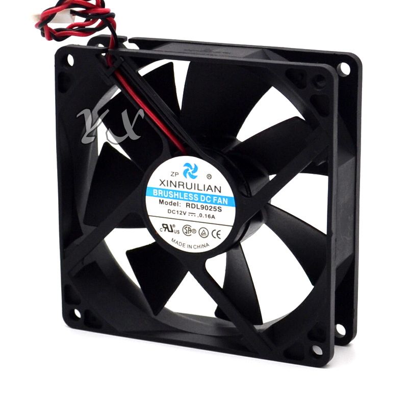 New rdl9025S silent fan 92x92x25mm 12v 0.16A 2line server cooling fan S*