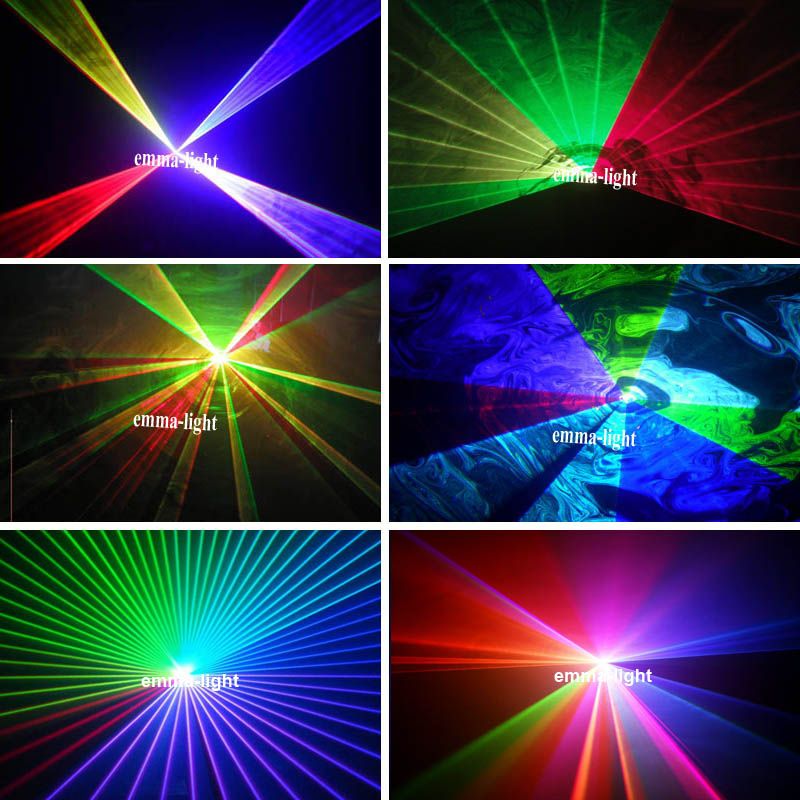 multicolor laser light