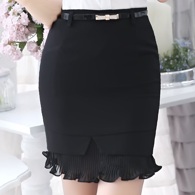 vena chatarra repentino Traje De Tela Para Mujer Falda Faldas Formales Faldas De Trabajo En Falda  De Un Solo Paso Paquete De Vestido Profesional Faldas De Cadera Falda Corta  Negra Verano De 9,7 € | DHgate