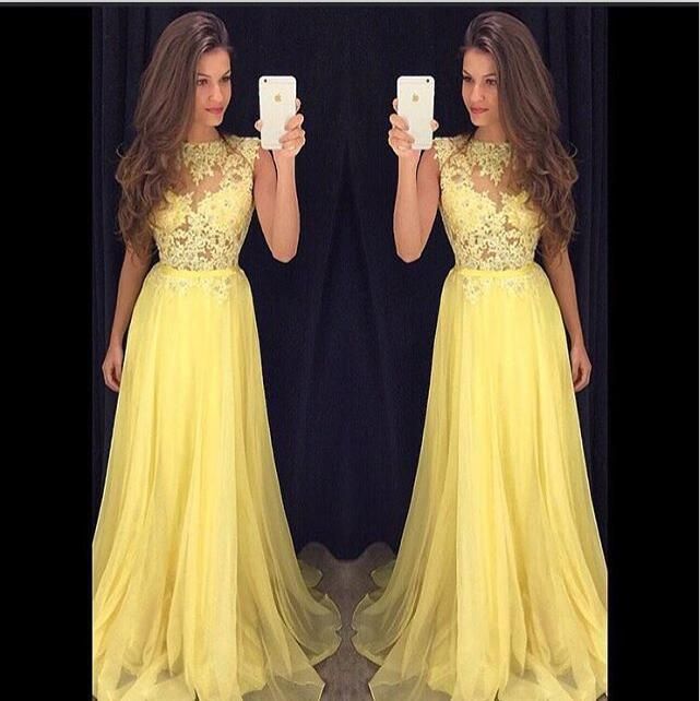 abito da cerimonia giallo