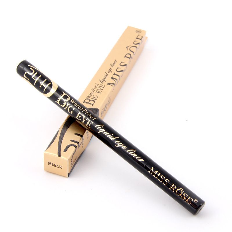 satin al dropshipping miss rose siyah likit eyeliner kalem kadinlar goz kalemi makyaj makyaj goz kalemi suren maquillage kozmetik araclari su