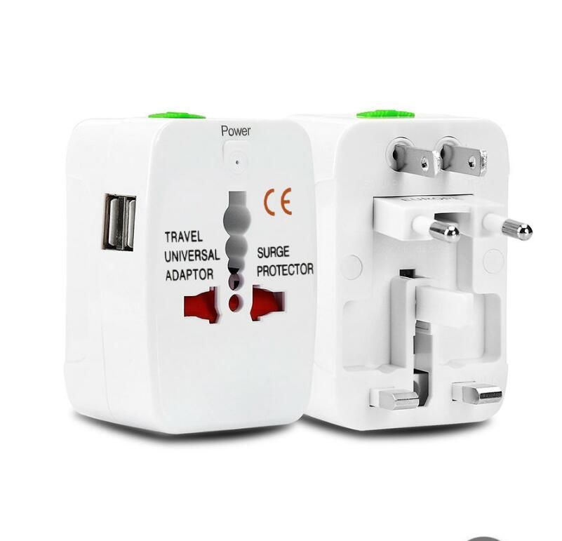 World Universal All-in-one Travel AC Power Adapter Converter to US EU AU UK Plug