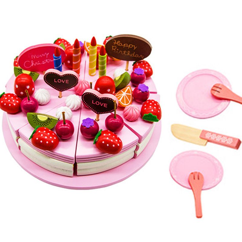 wooden food for childrens kitchen