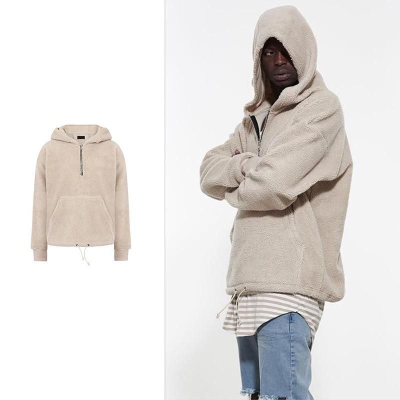 Acquistare Mens Sherpa Hoodie In Pile Con Cerniera Sherpa Tessuto Cappotto  High Street Pullover Hip Hop Felpa Uomo Inverno Mens Con Cappuccio Uomo  Hoody Economico | Consegna Veloce E Qualità | It.Dhgate