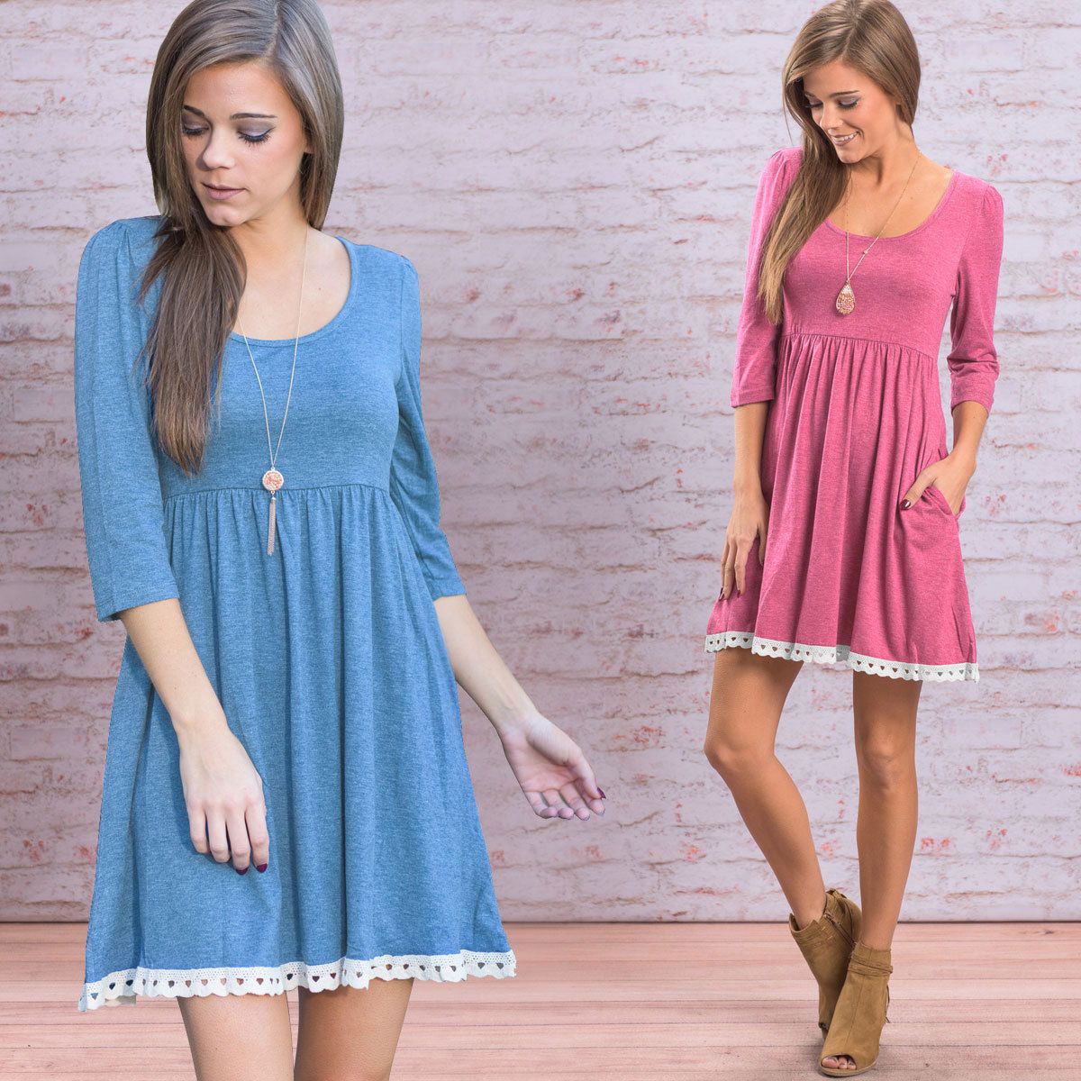 vestido solto de tecido