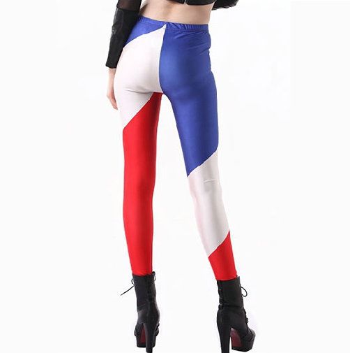 Compra Pantalones De Bandera De Francia Moda Multi Color Apretado Diseño De  EE. UU. Mujeres Ropa De Gimnasia Ropa Deportiva Francesa Entrenamiento  Físico Ropa Deportiva Pantalones De Ejercicio Barato | Entrega Rápida