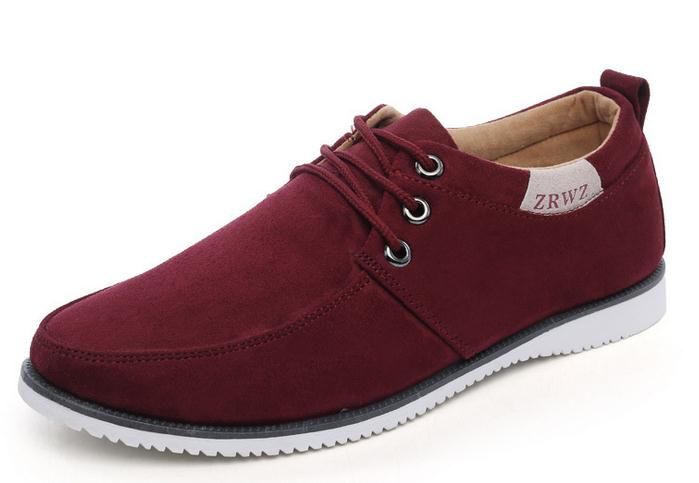 synthetic leather casual shoes