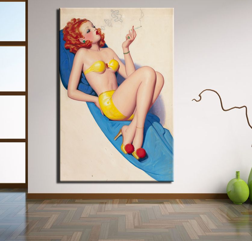 Hot sexy open photos Beach Beauty b f wallpaper Wall art painting Poster  Body photograph Wholesale and