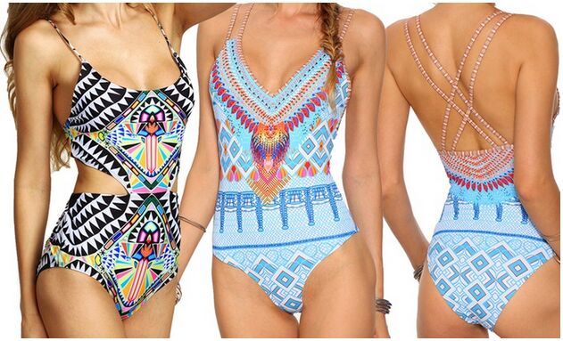 aztec swimwear