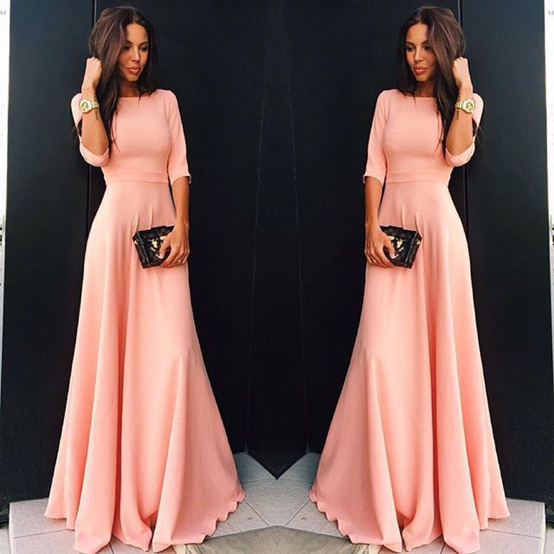 Simple dinner gowns on sale