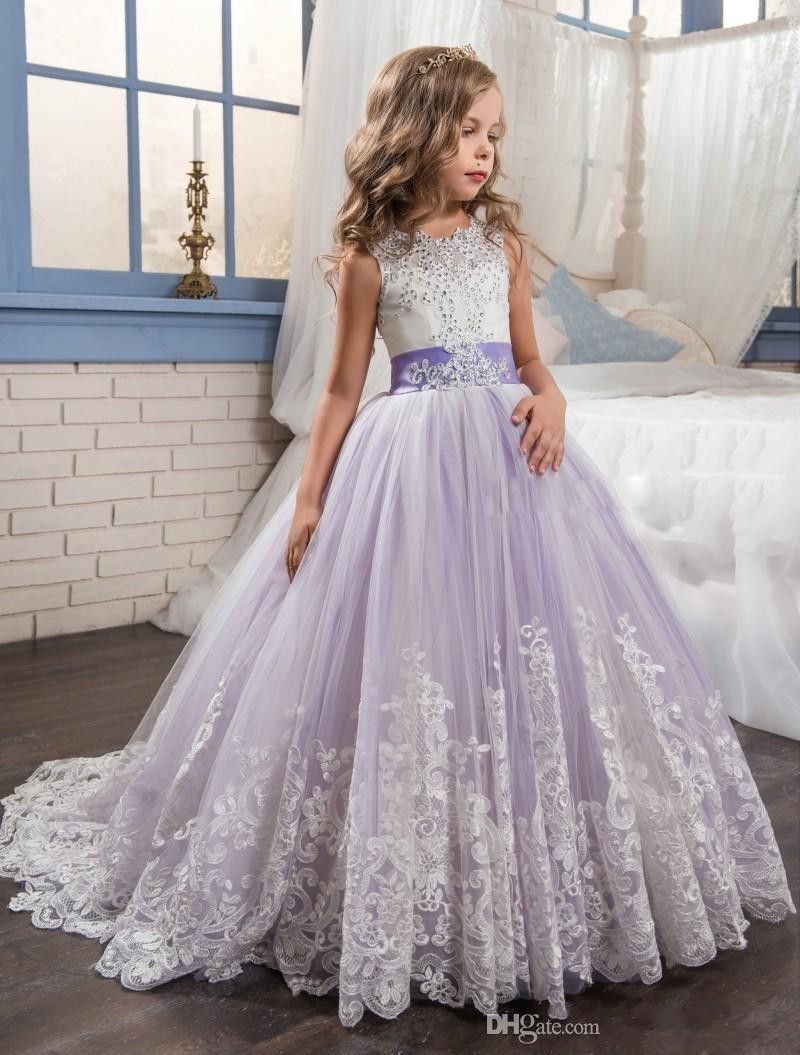 lilac and white dress