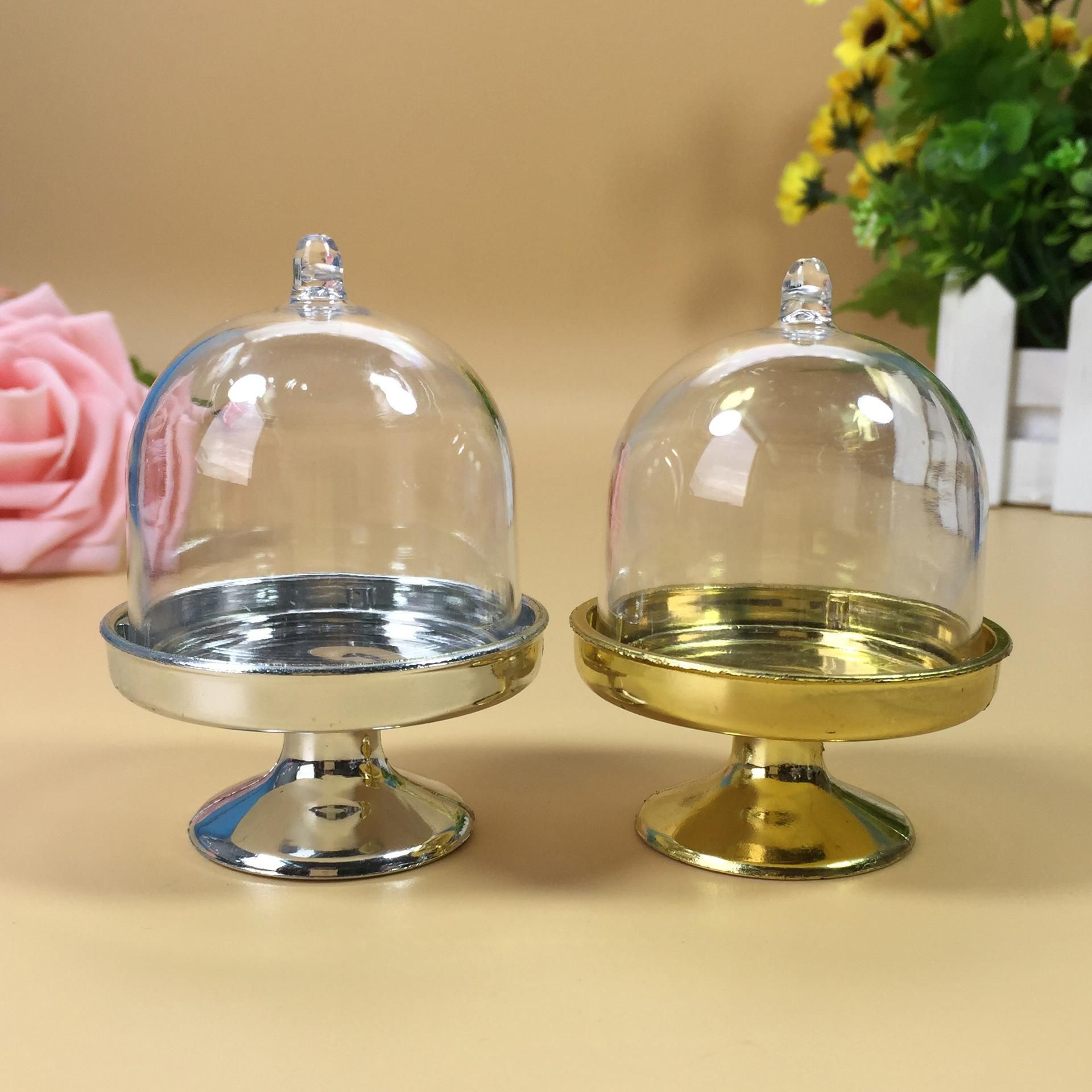 mini plastic cake stand