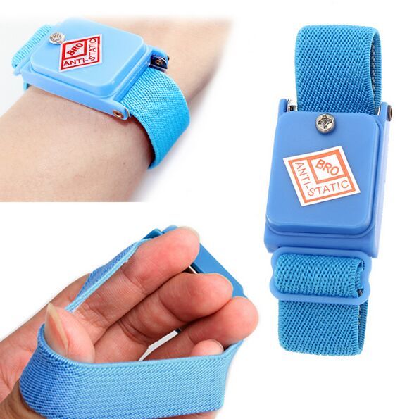 Cordless Wireless Anti-Static ESD Discharge Cable WristBand Wrist Strap Slim