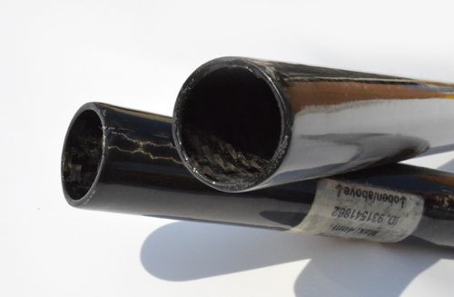 FMF Sport Guidon de v/élo de montagne en fibre de carbone mat 3K 25,4 mm x 580-700 mm