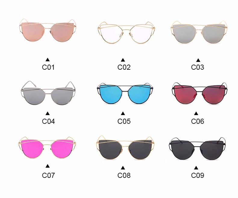 tipos de gafas de sol mujer