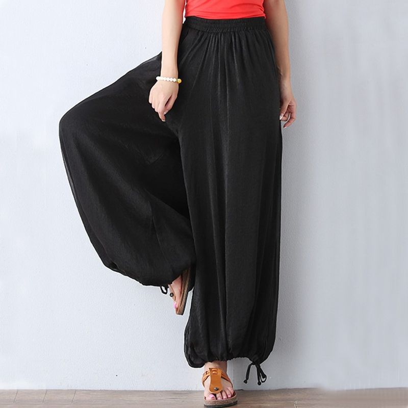 JXG Men Casual Beach Plus Size Elastic Waist Capri Pant Casual Pants Trousers