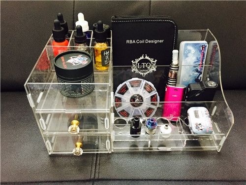 Newest Vape Display Storage Box Black Clear Acrylic Retail Box For Mod Rda Vape Flavor Box Dhl Free Ship From Ecigarettestore 26 14 Dhgate Com