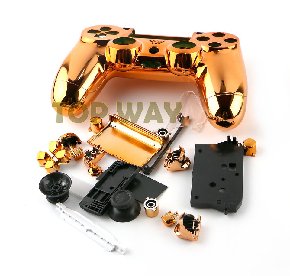 satin al yeni krom kaplama konut shell kilif ps4 denetleyicisi icin playstation 4 icin tam mod setleri parcalari multicolors tl85 94 tr dhgate com