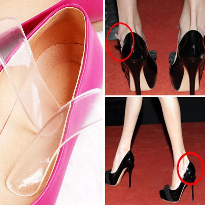 5 Pair High Heel Silicone Gel Cushion Insoles Front Pad Feet Shoe Foot Hot Sale