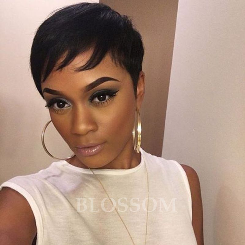 Cheap Human Wig African American Short Wigs For Black Women Short