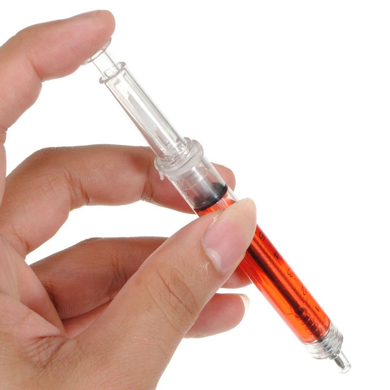 Novelty Syringe Pen Ball Point Pen Fashion Pens Promotional Gifts Pen