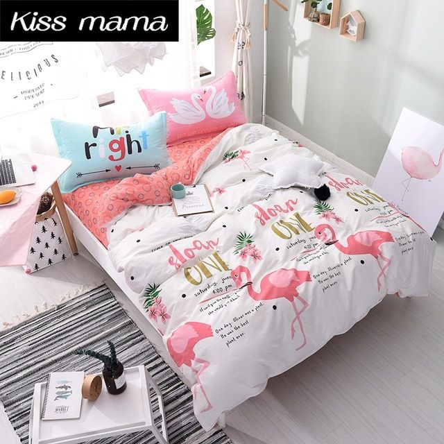 En Iyi Ve En Yeni Saf Pamuklu Flamingo Yatak Seti Kral Yatak Ortusu Nevresim Takimi Ile Birlikte Cift Kisilik Tam Kralice Yatakli Kral Yatak Ortusu Satin Alin Dhgate Com